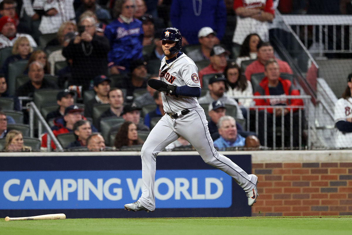 2021年10月31日,美国,2021mlb世界大赛g5,亚特兰大勇士vs休斯顿太空人