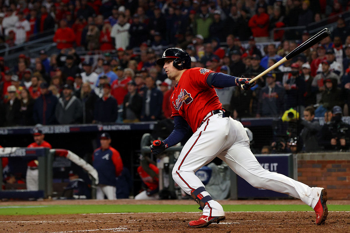 2021年10月29日,美国,2021mlb世界大赛第3场,休斯顿太空人vs亚特兰大