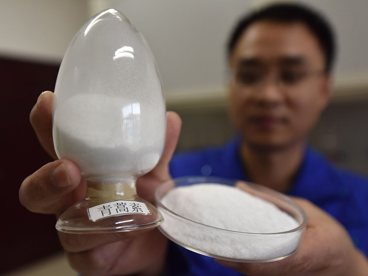 青蒿素前体大肠杆菌生产萃取纯化策略