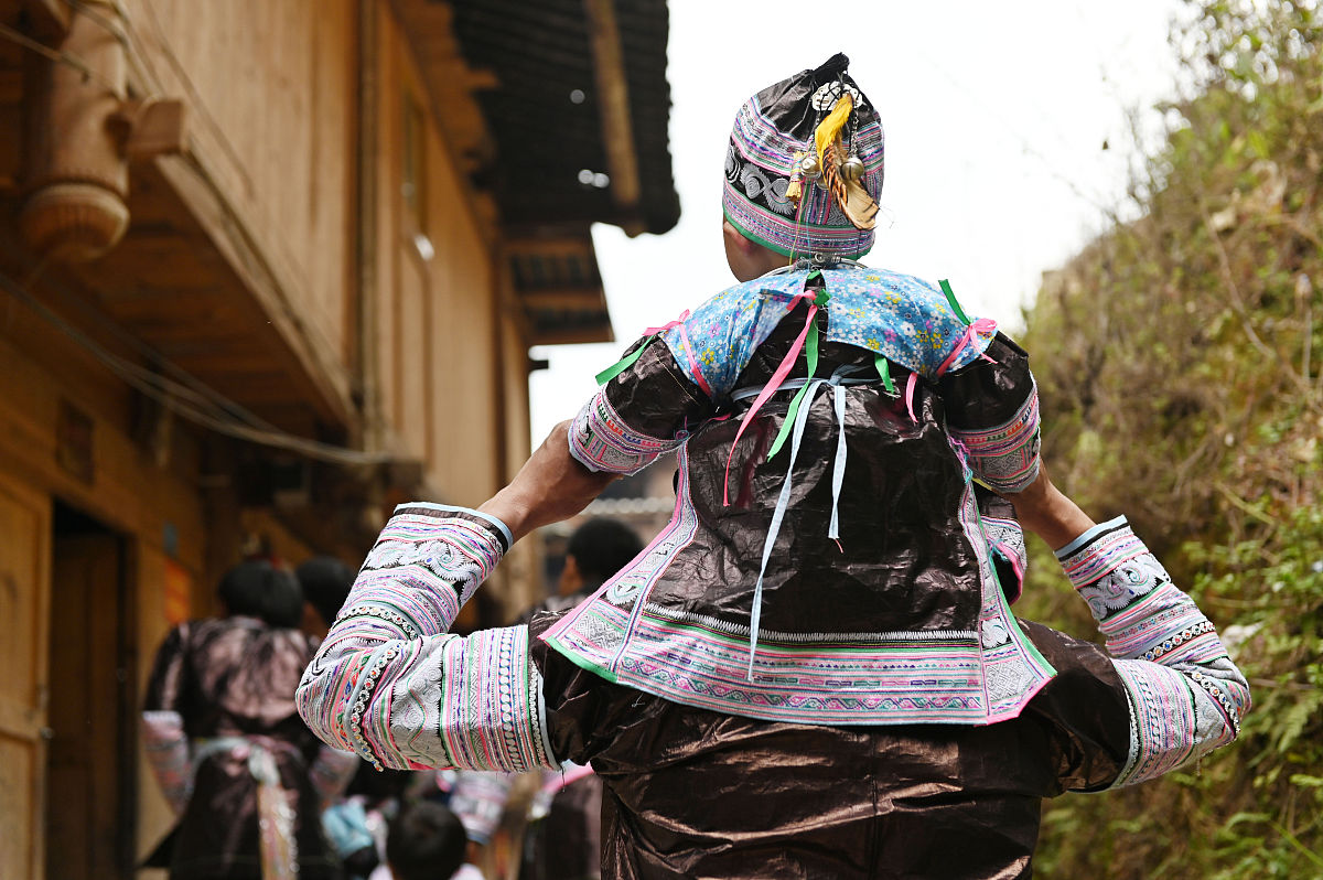 2021年02月24日,贵州省黔东南苗族侗族自治州从江县丙妹镇大歹村,苗族
