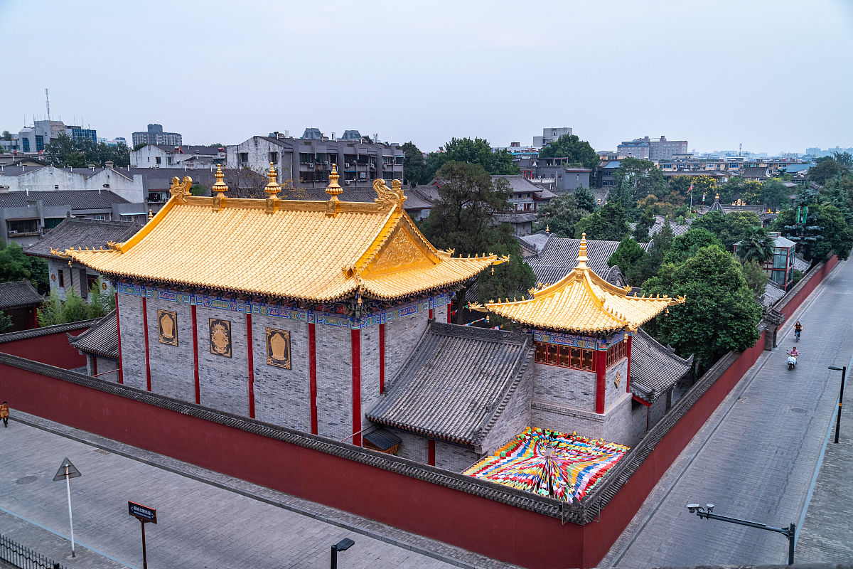 陕西西安广仁寺有啥花