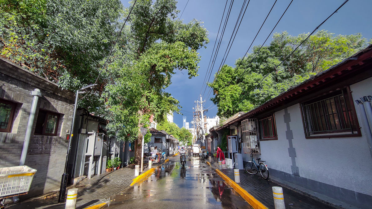 2020年9月1日,北京,  东城区,雨后京城更好看