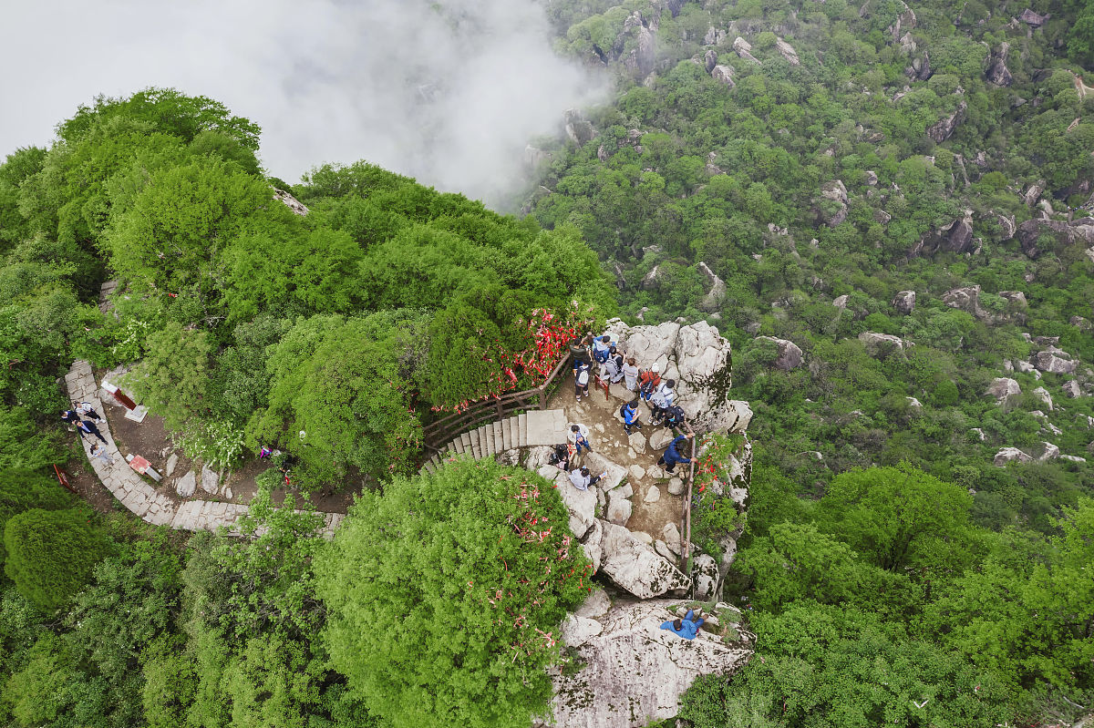 2021年5月3日,西安,秦岭翠华山景区.(如若下载使用,请务必署名:曾文平