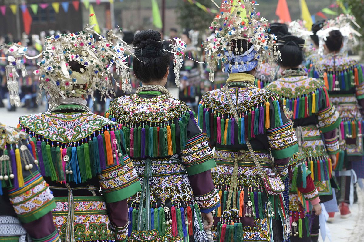 2017年1月31日,贵州省黔东南苗族侗族自治州,黎平县尚重育洞村侗族同