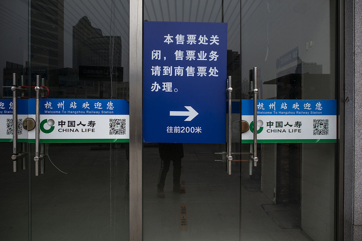 2021年2月2日,浙江杭州火车站.往年这个时候,是春运的高峰,火车站也是