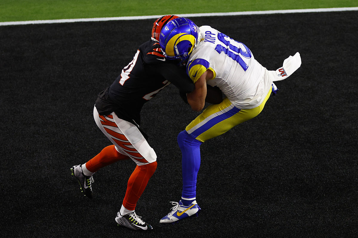 inglewood, california - february 13: cooper kupp #10 of the los 