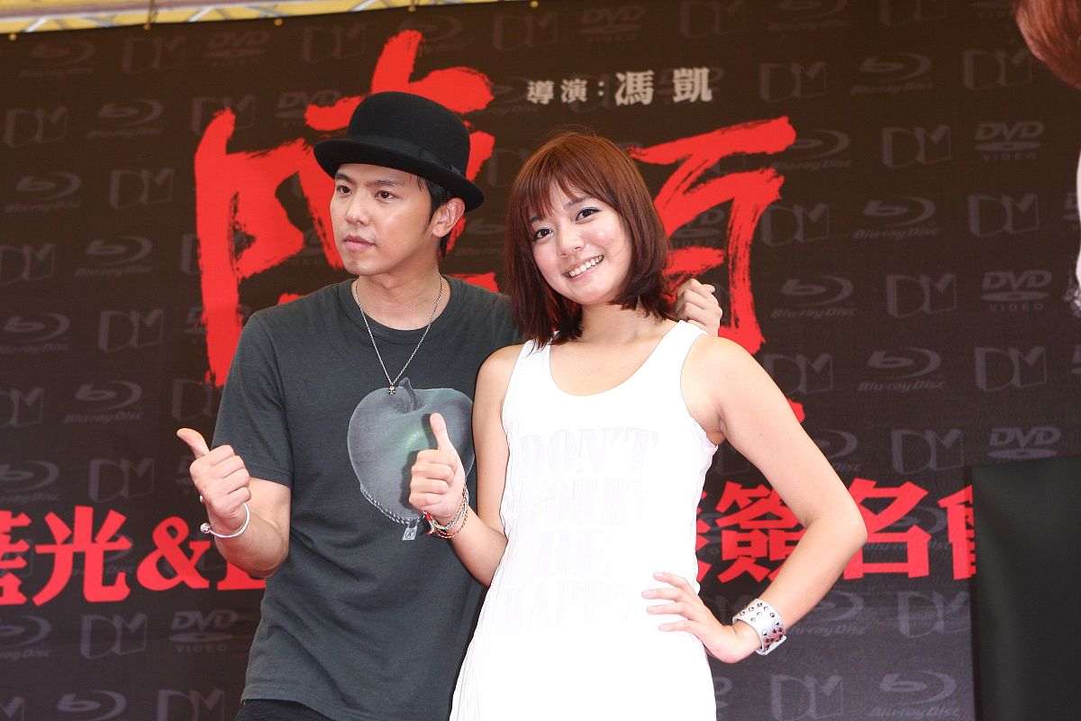 2012年6月24日,台北,《阵头》在西门町举办蓝光高清影碟的首卖签名会.