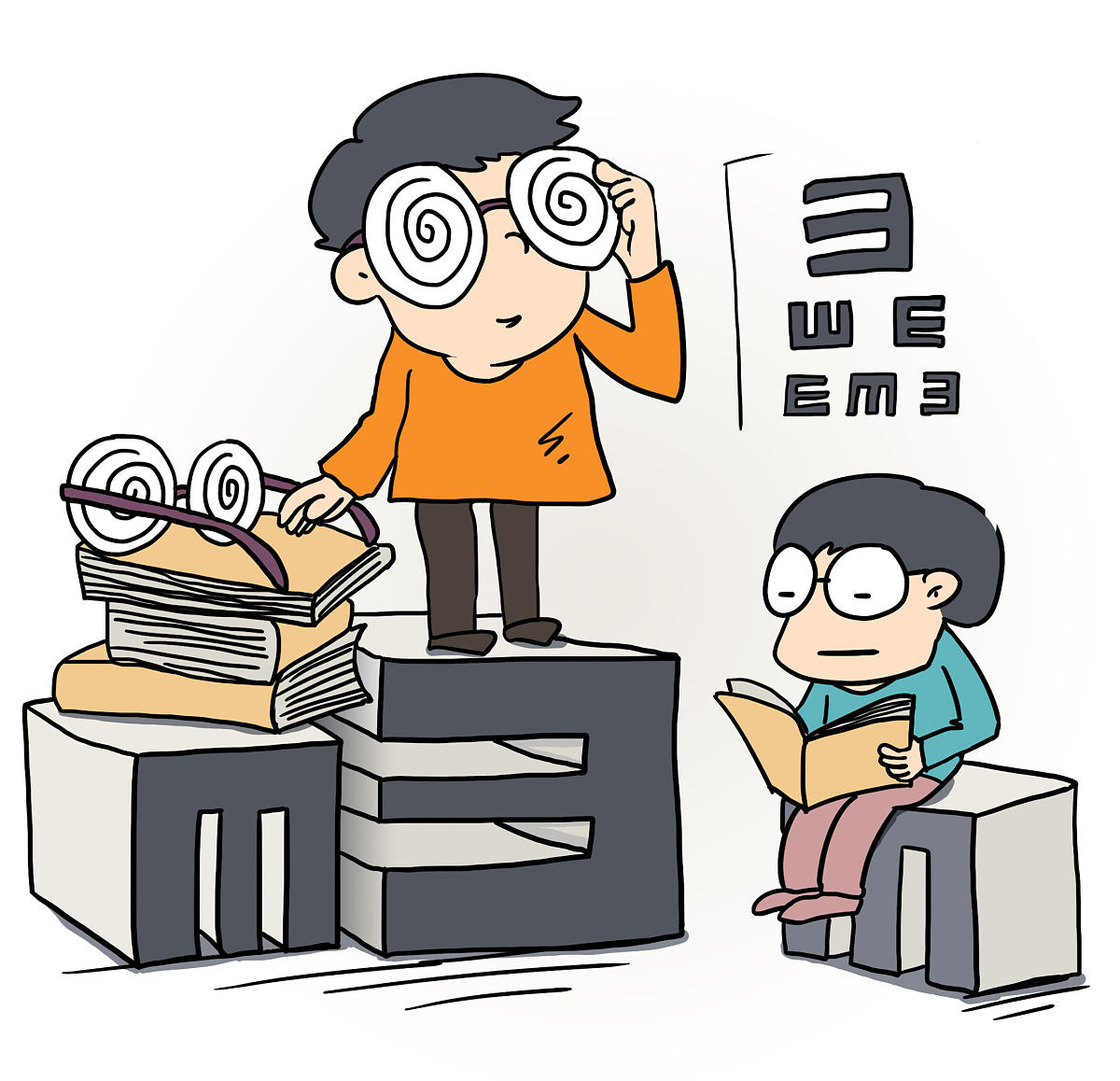 读书写字时眼睛离书本大约多少厘米