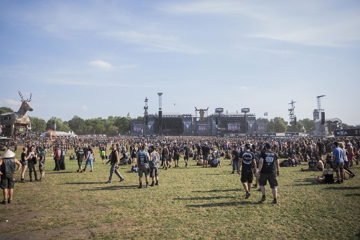 当地时间2018年8月2日,德国瓦肯,当地举办瓦肯露天音乐节(wackenopena