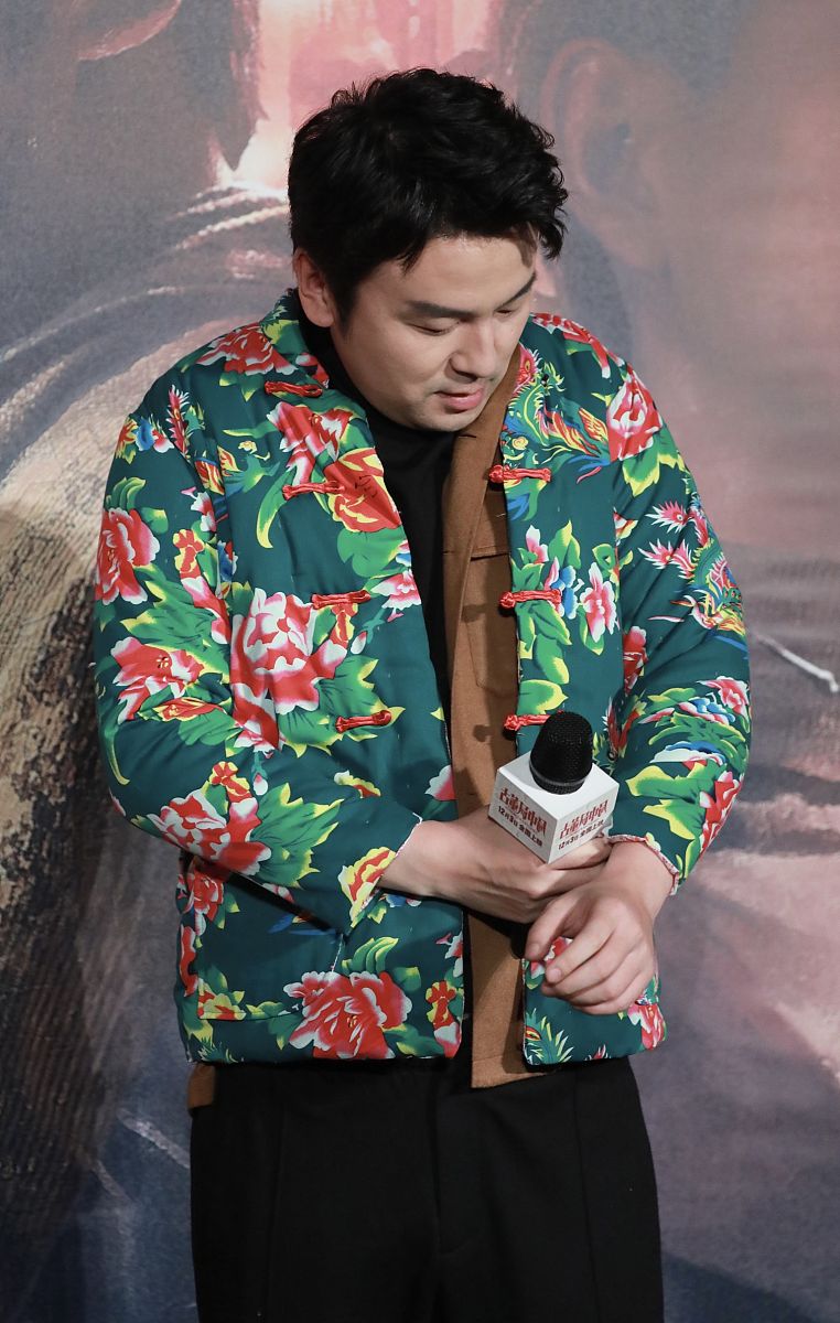 2021年11月28日,北京,电影《古董局中局》首映礼.雷佳音