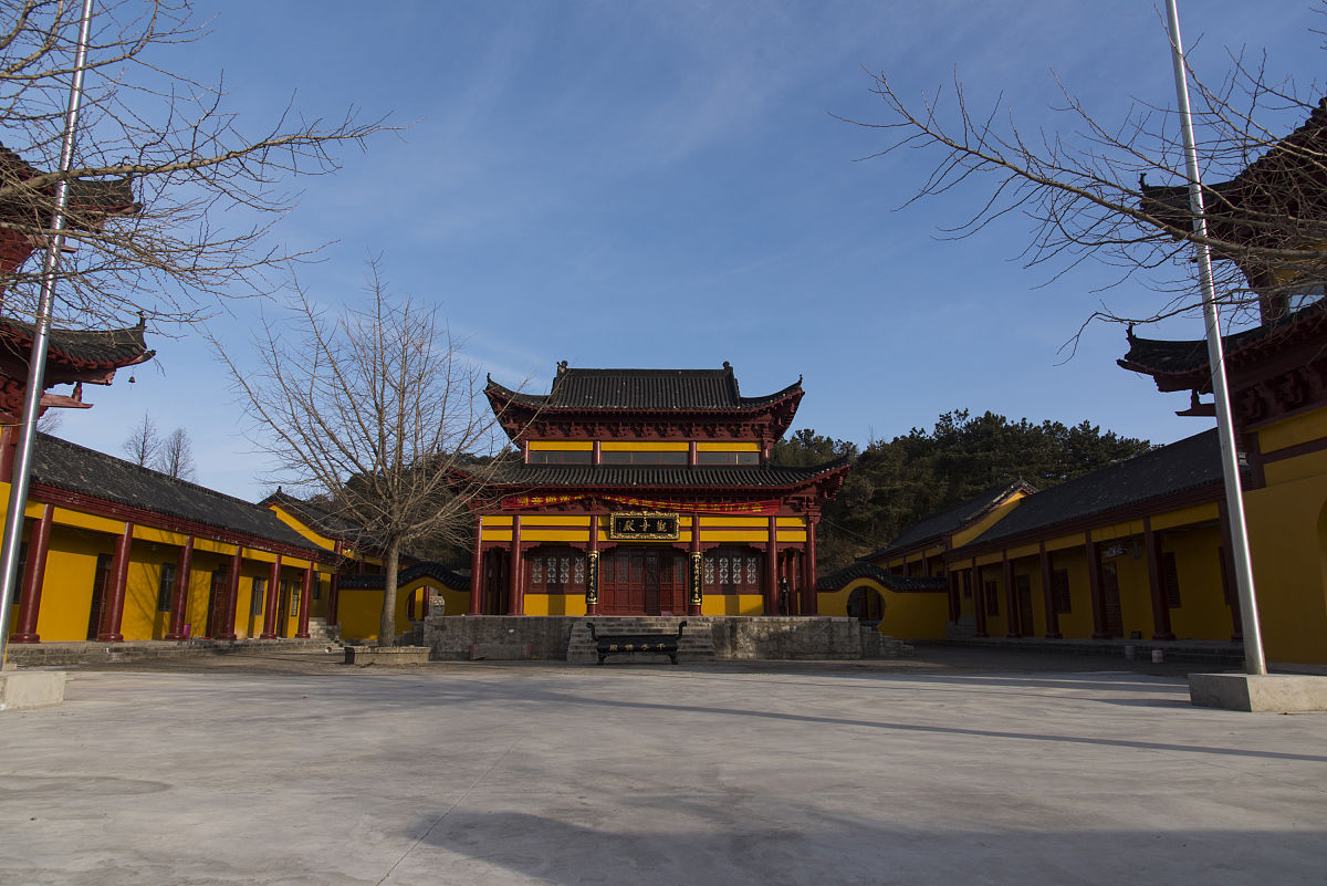 2021年1月17日,河南信阳,鸡公山活佛寺.
