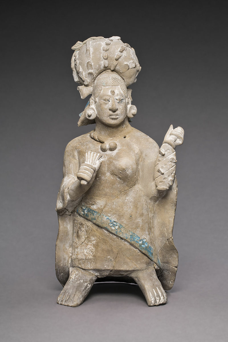 figure of an aristocratic lady, a.d. 650/800. artist unknown. (p