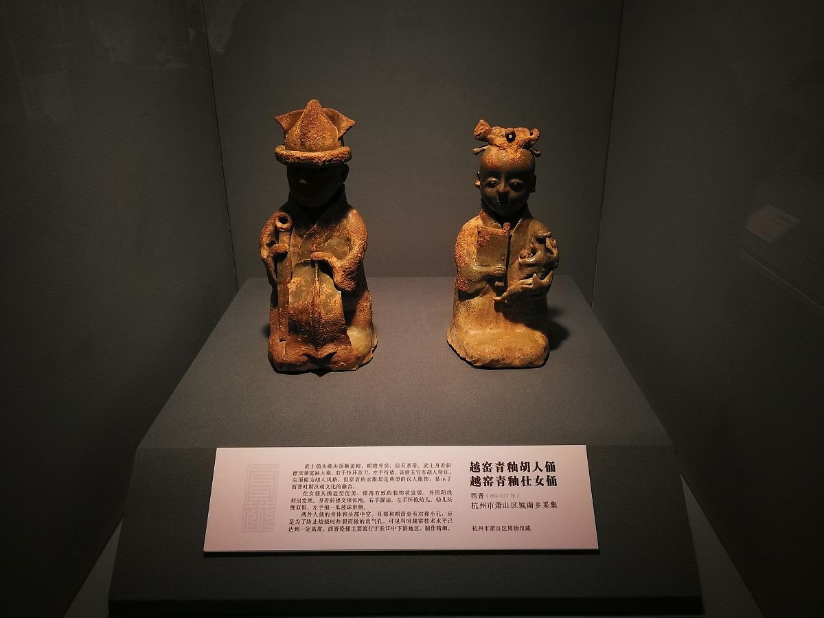 2019年10月11日,北京,穿越——浙江历史文化展在首都博物馆展出.