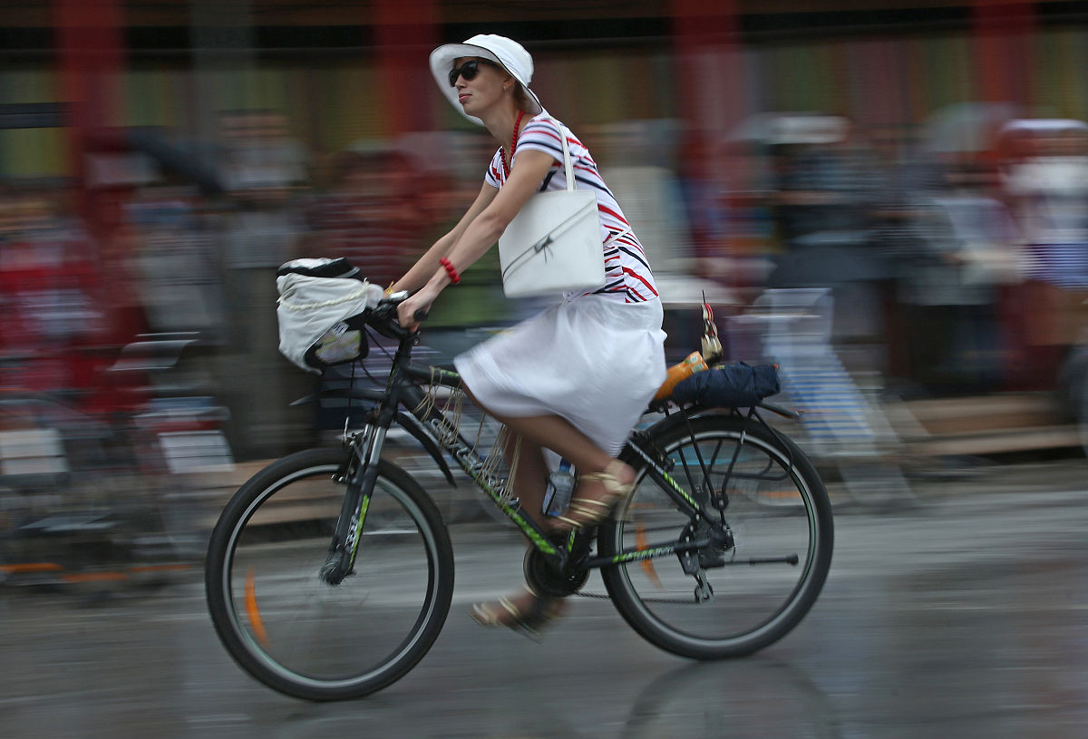 当地时间2013年8月4日,俄罗斯莫斯科,"索科尔尼基"公园举行航海主题自