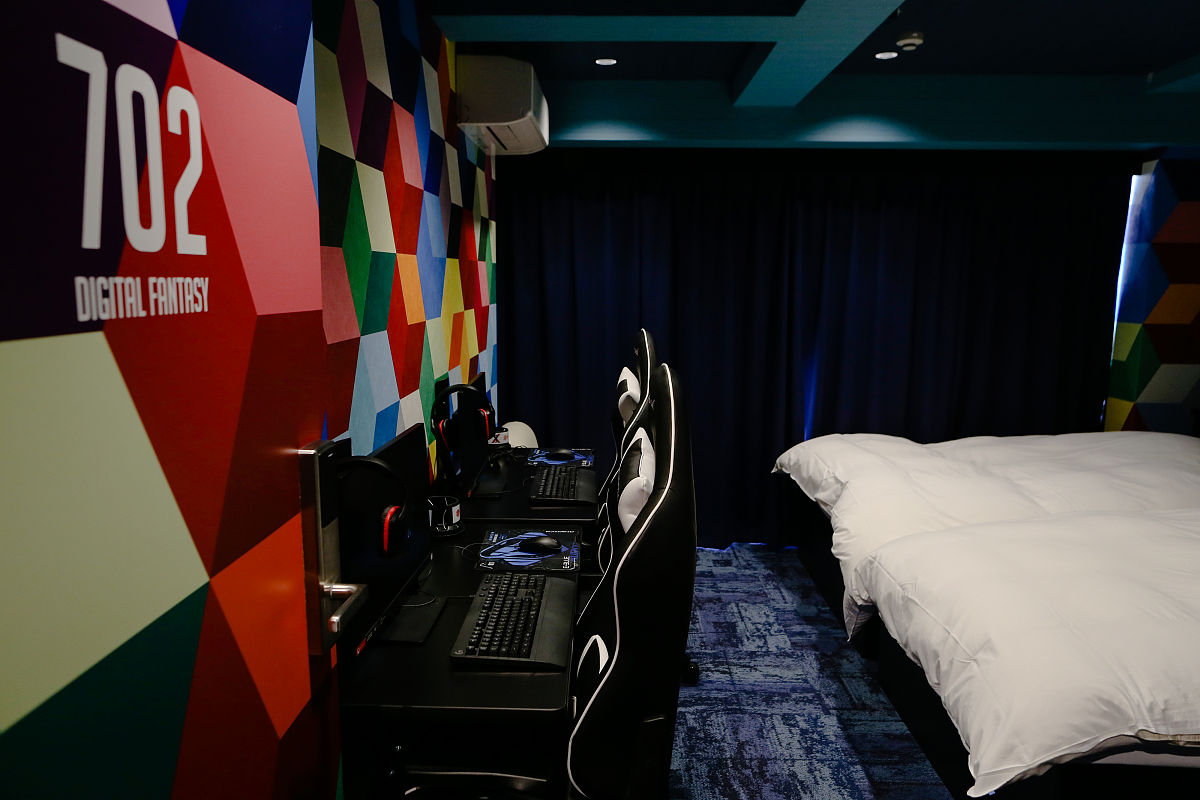 电竞酒店抖音视频！顶级设备，舒适住宿，游戏天堂！