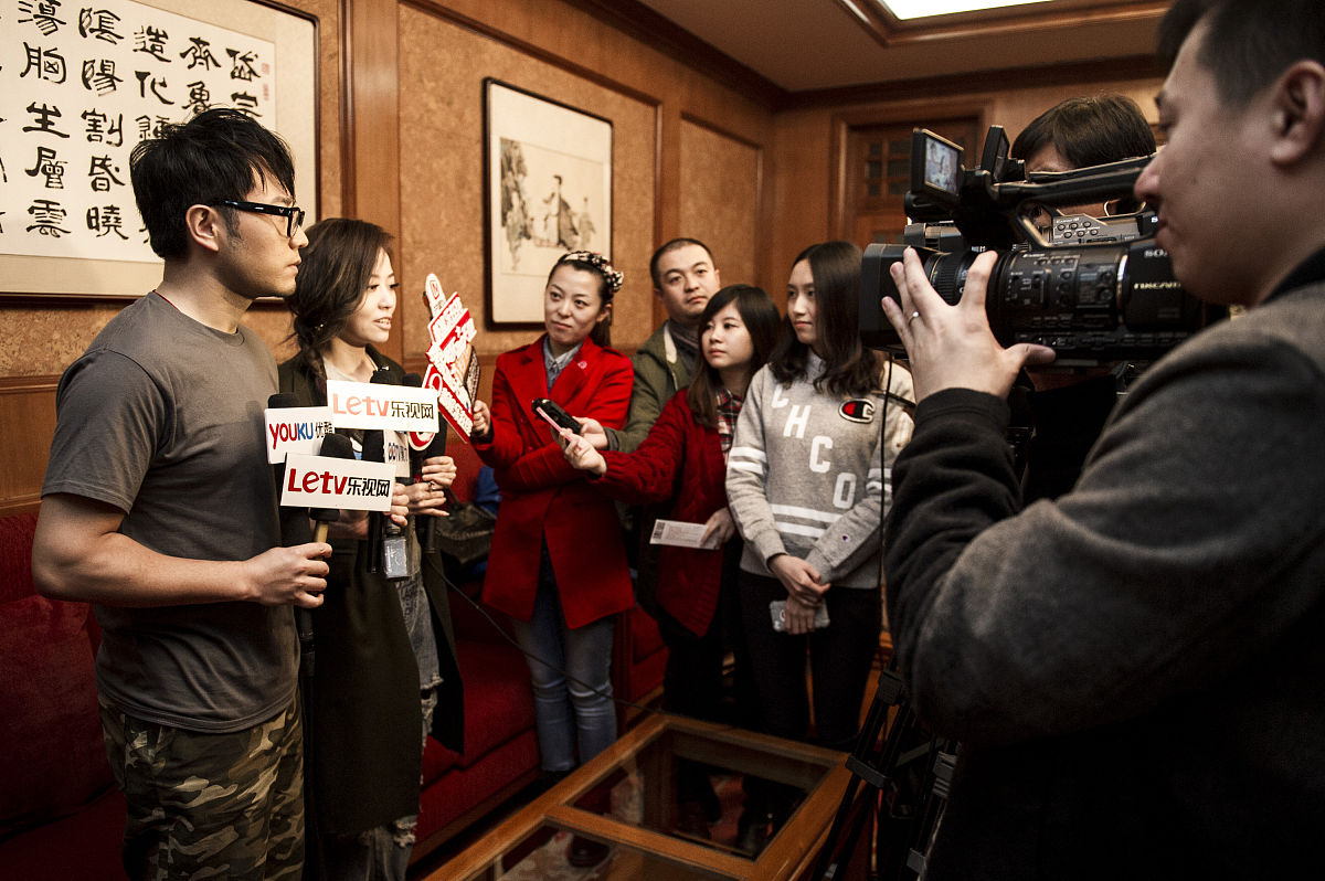 2014年10月29日,北京,《时间都去哪了》舞台剧在北京剧场上演.