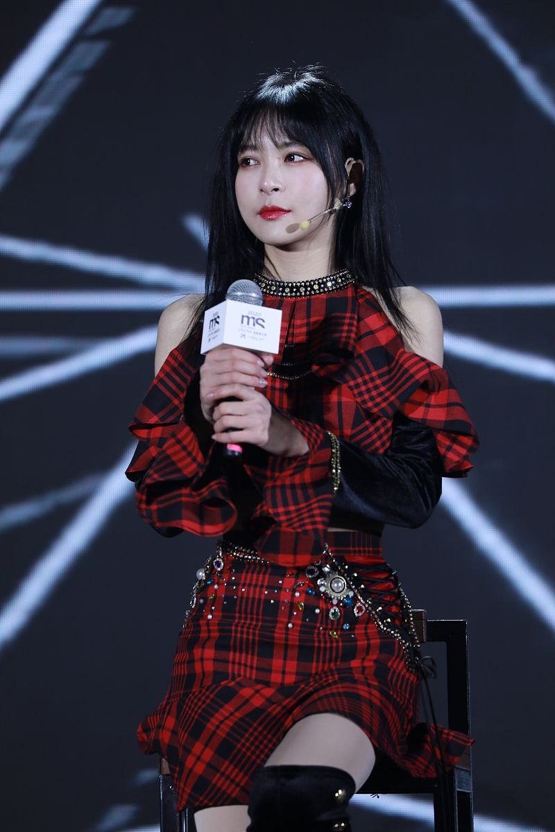 2020年12月24日,上海,明星现身ms上汽r汽车迎新演唱会 .snh48