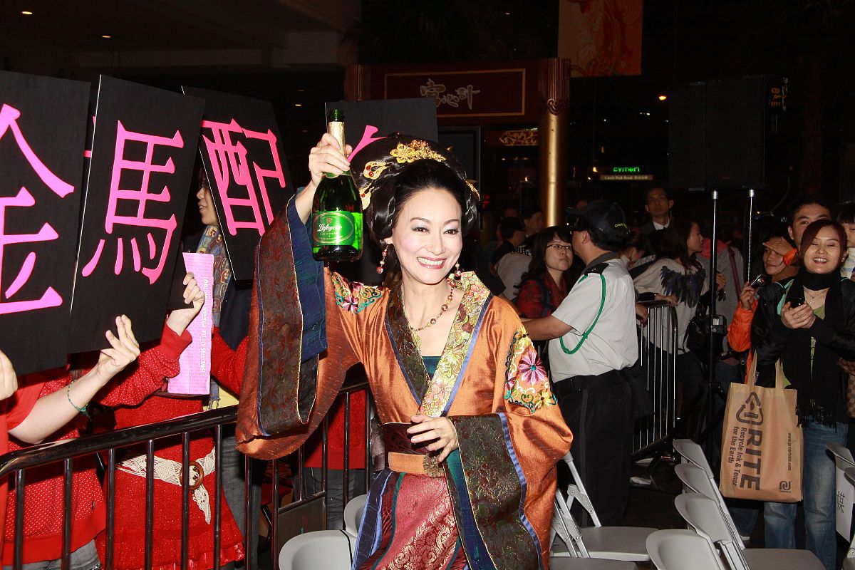 2009年11月29日,香港,《宫心计》大结局直播活动"赢尽满城宫心计"举行