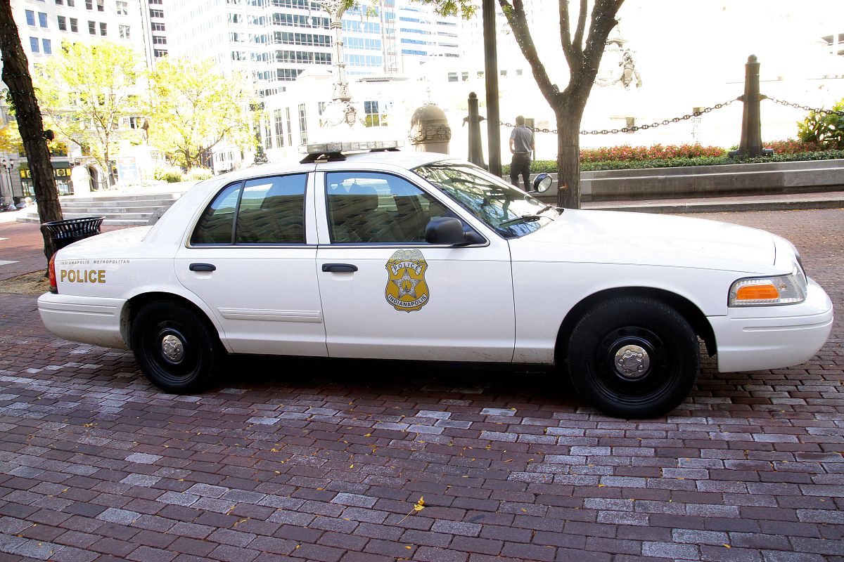indianapolis, in - september 30:  an indianapolis police car, si