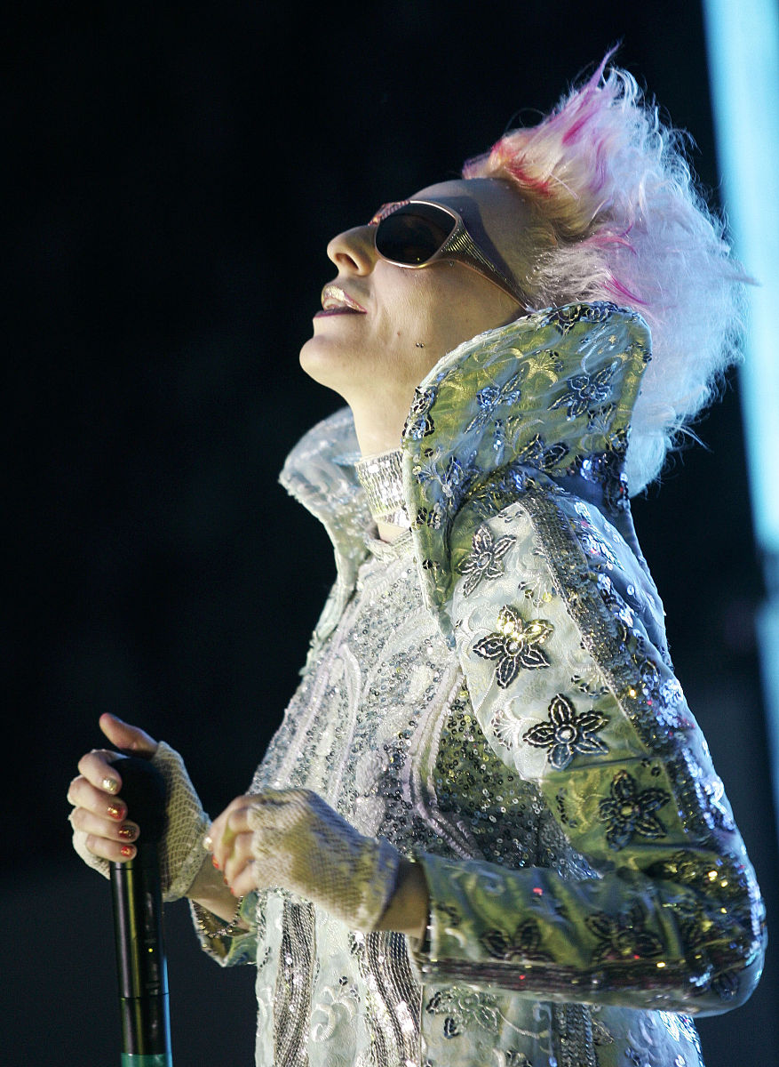 moscow, russia. november 12. russian rock'n'roll singer zhanna a
