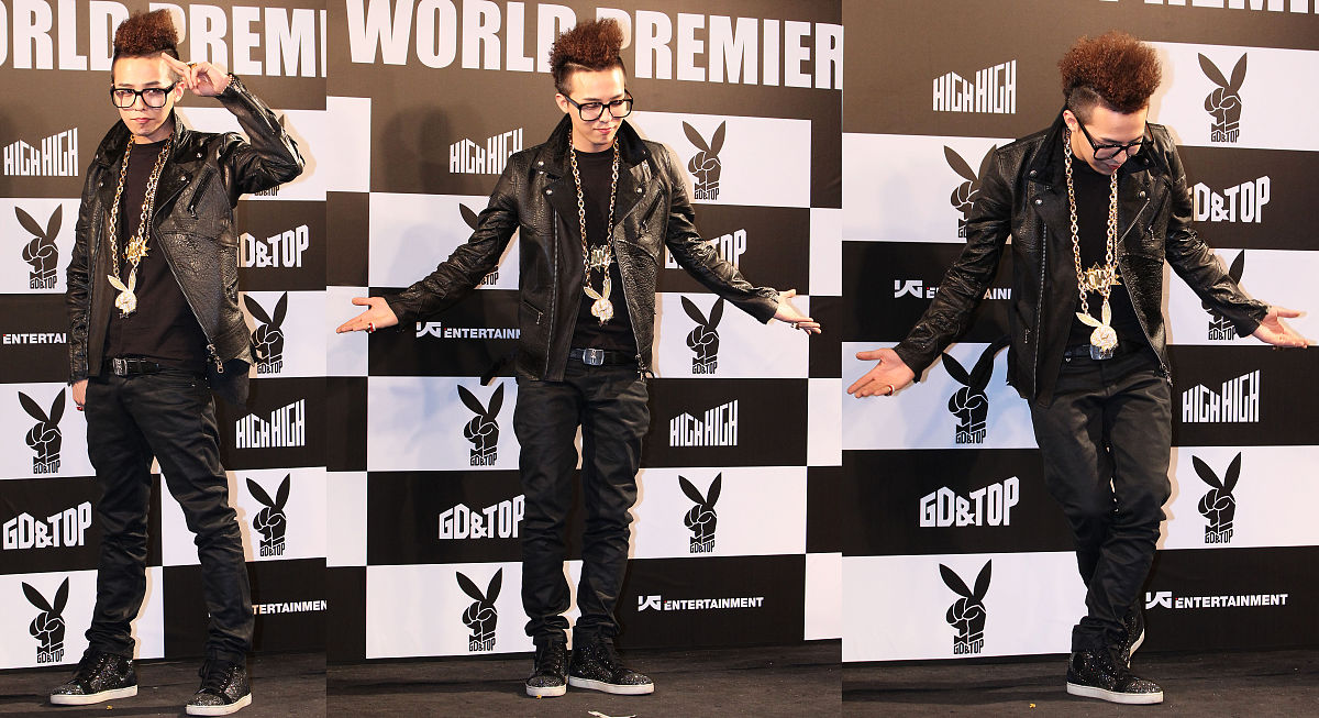 2010年12月14日,首尔,bigbang成员举行了新专辑《gd&top》网络新闻发