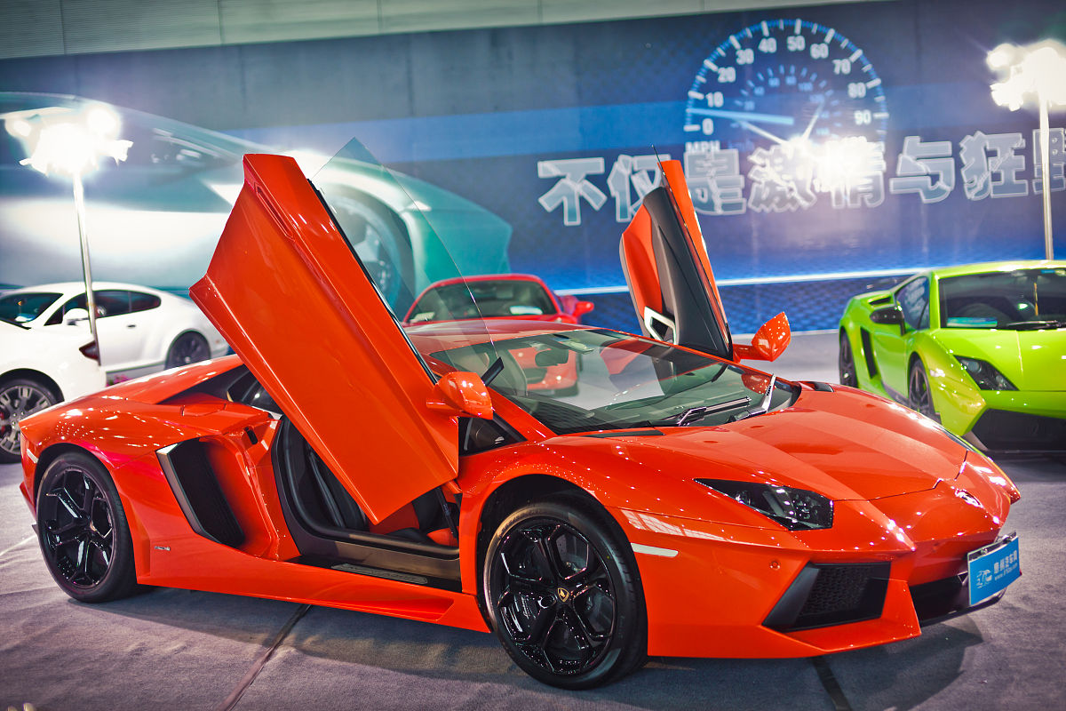 兰博基尼-aventador lp700-4 红色版本  +++_+++惠州,超跑,法拉利,兰