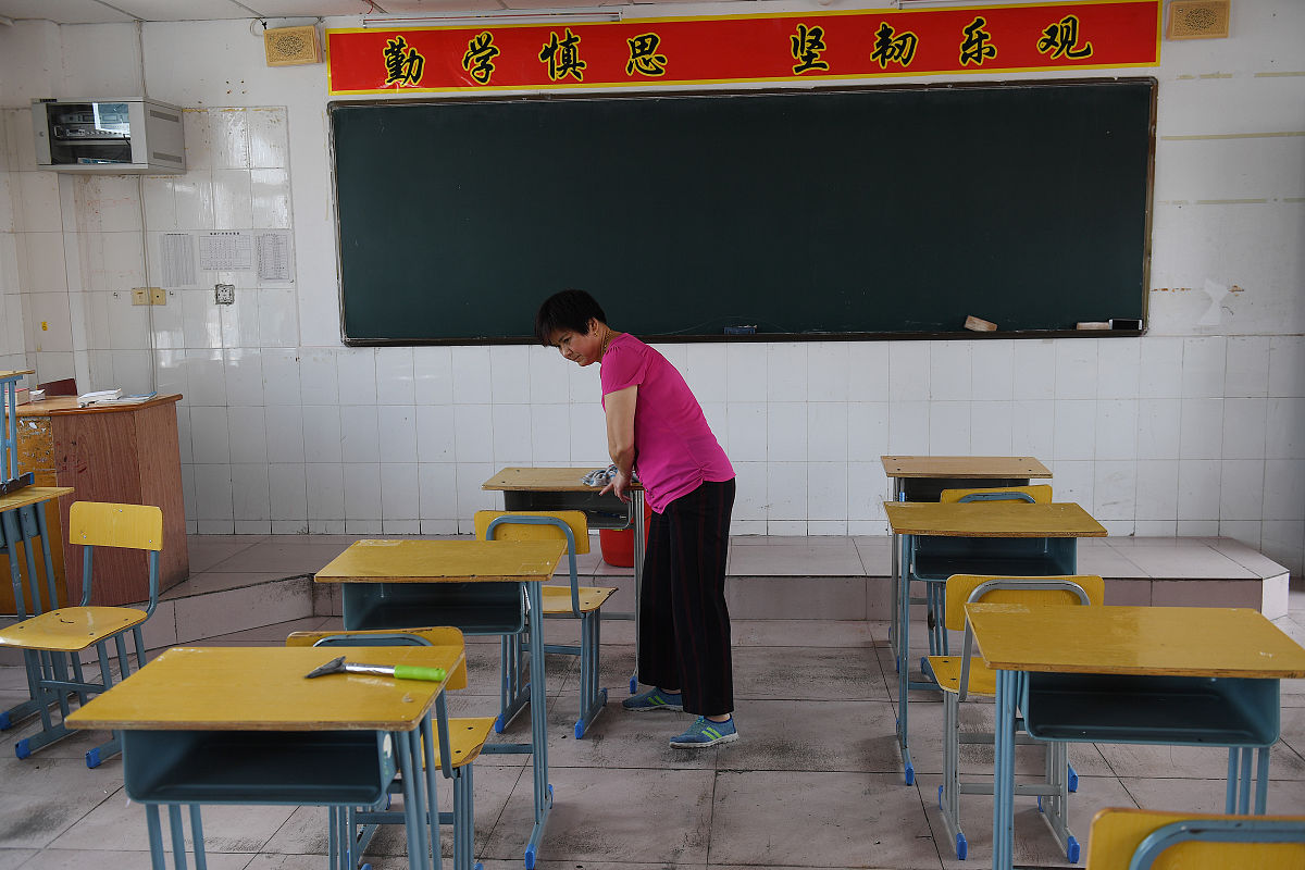 白河县职教中心环境寝室环境