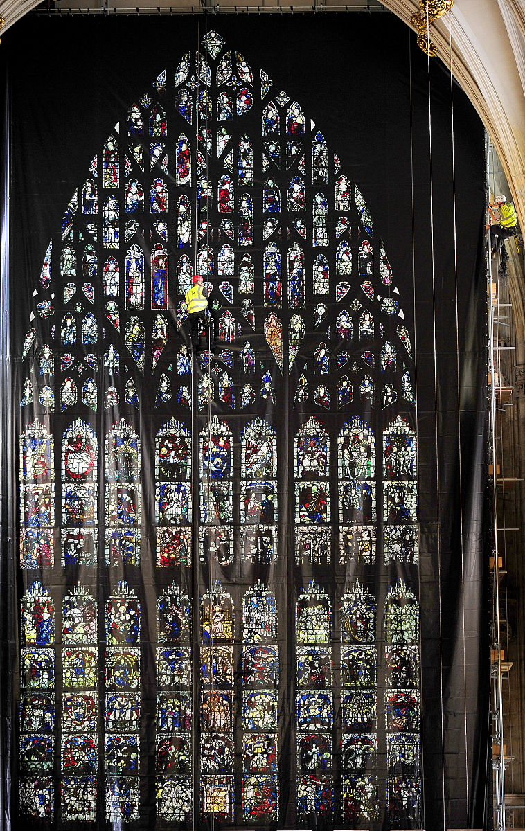 standalone photo  the famous great east window at york minster i