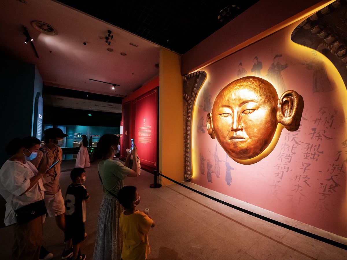 2020年7月3日,广州,"契丹印象——辽代文物精品展"在广东省博物馆开展