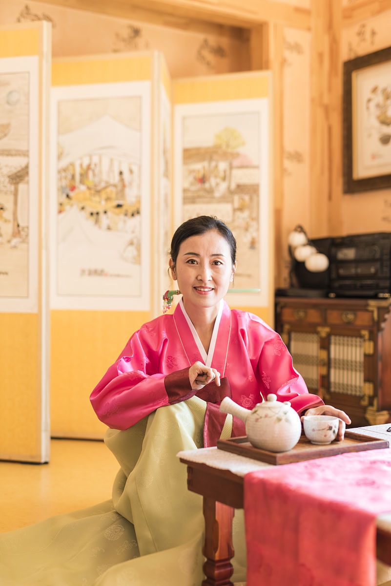 2015年10月10日,吉林延边,延吉,延吉美食餐厅酒馆咖啡店. 韩屋茶苑