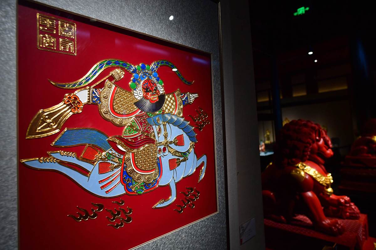 2020年5月20日,福建福州,以"可髹可期"为主题的"福漆"作品展正在福州