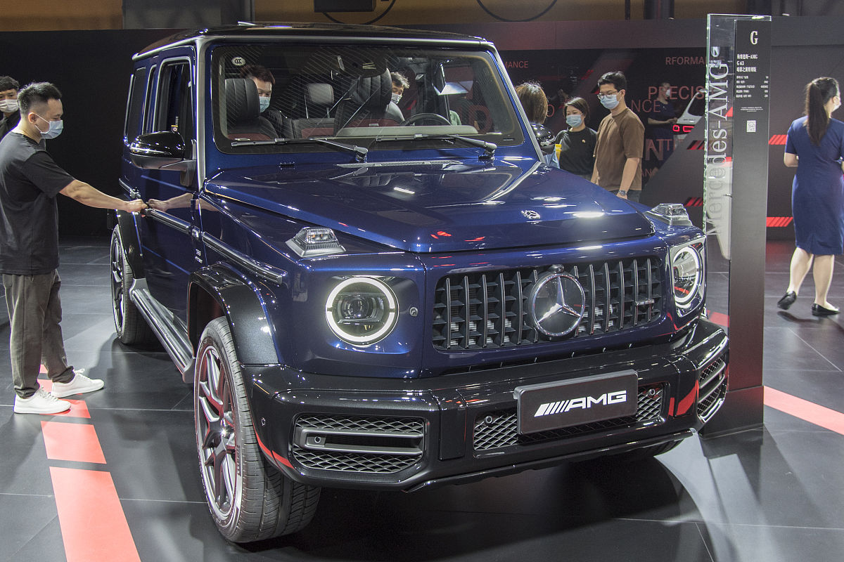 2020年11月20日,广州车展,全新梅赛德斯-amg g 63.
