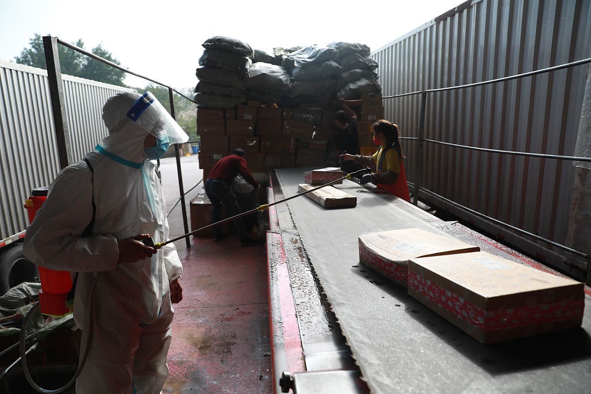 集装箱内托盘货物水湿倒塌怎么把货物安全弄出来