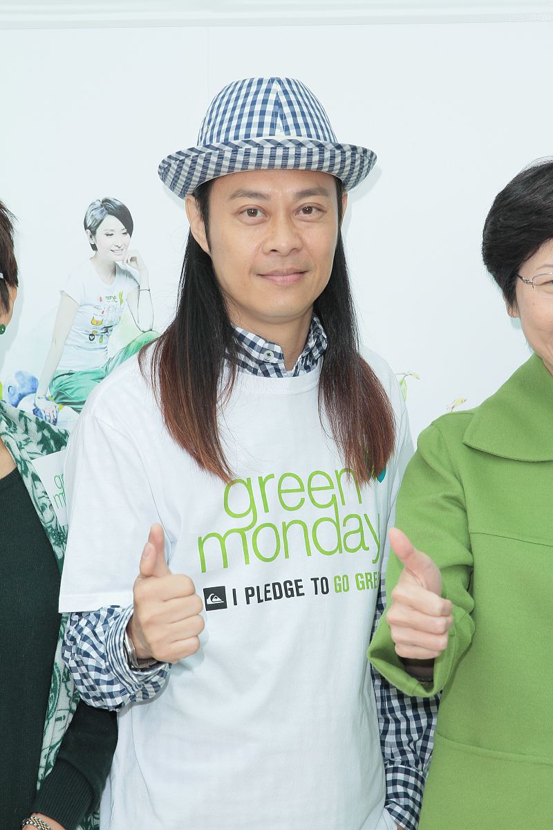 2013年4月22日,香港,明星宣传世界地球日.蔡一智 +++_+++爱护地球日