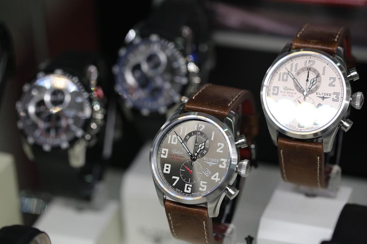 two graf berghe von trips edition watches, manufactured by elyse