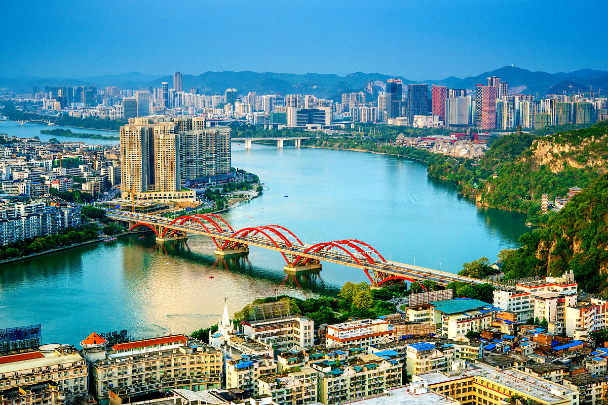 2014年11月28日,广西柳州市,柳江,文惠桥.