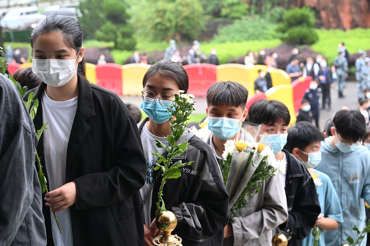 2021年5月23日,长沙市民送别袁隆平院士.(如果下载使用,请务必署名:红