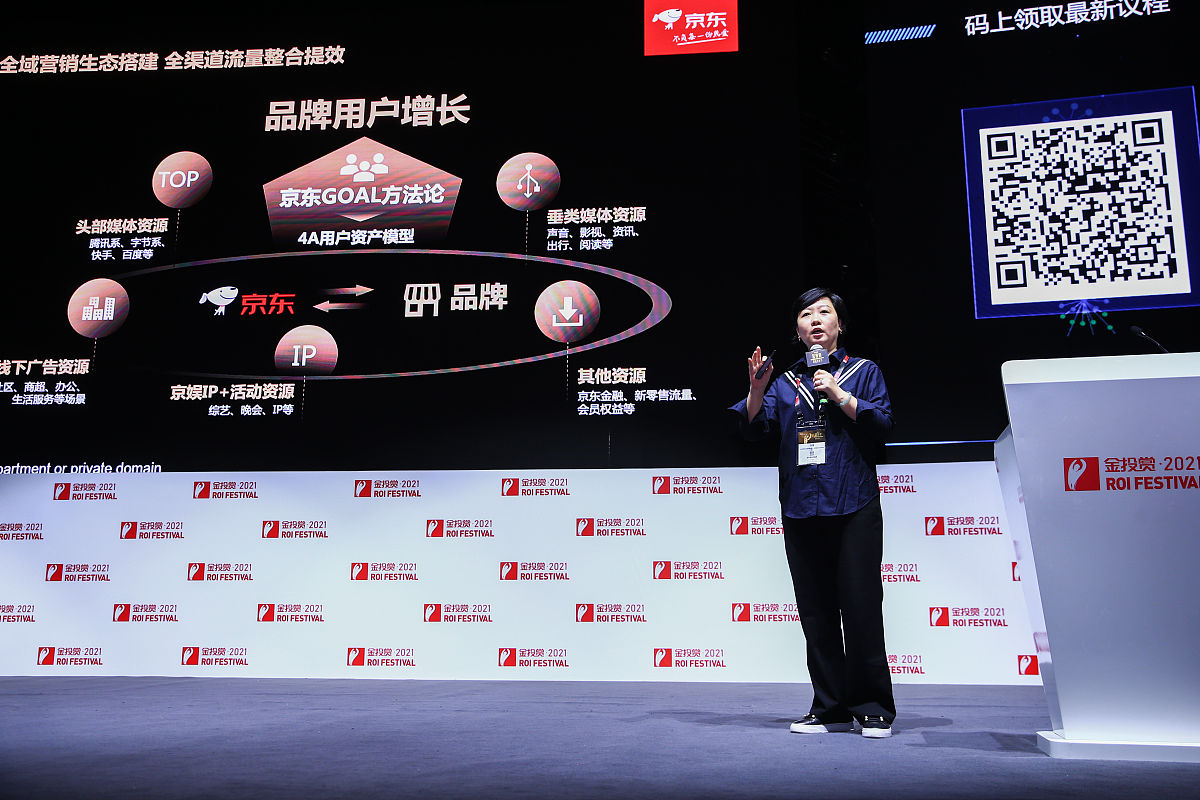 2021年10月14日,中国上海,2021金投赏,京东零售——京东goal品牌用户