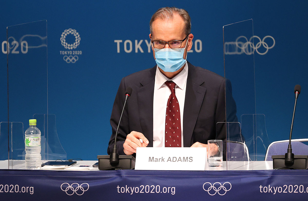 2021年7月21日,日本东京,2020东京奥运会,国际奥委会召开新闻发布会.t