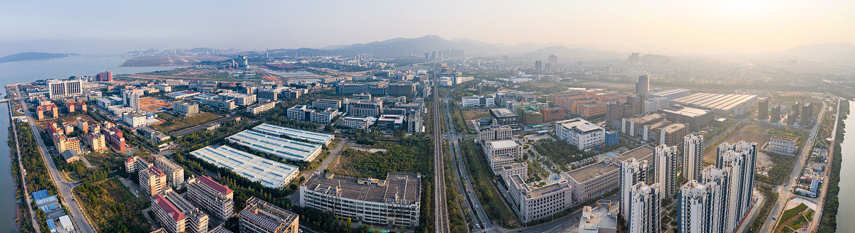 2019年1月23日,广东珠海,珠海高新技术开发区全景图.