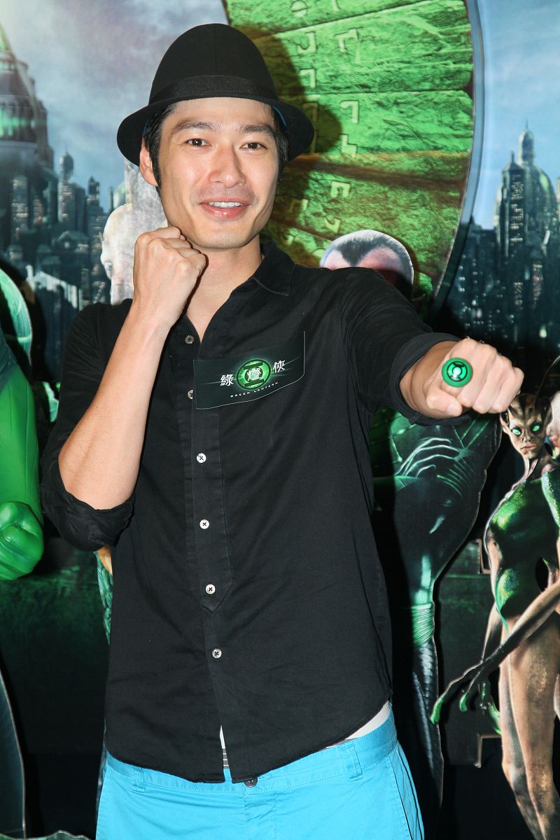 2011年6月14日,香港,明星出席电影《绿灯侠》(green lantern)首映.+++