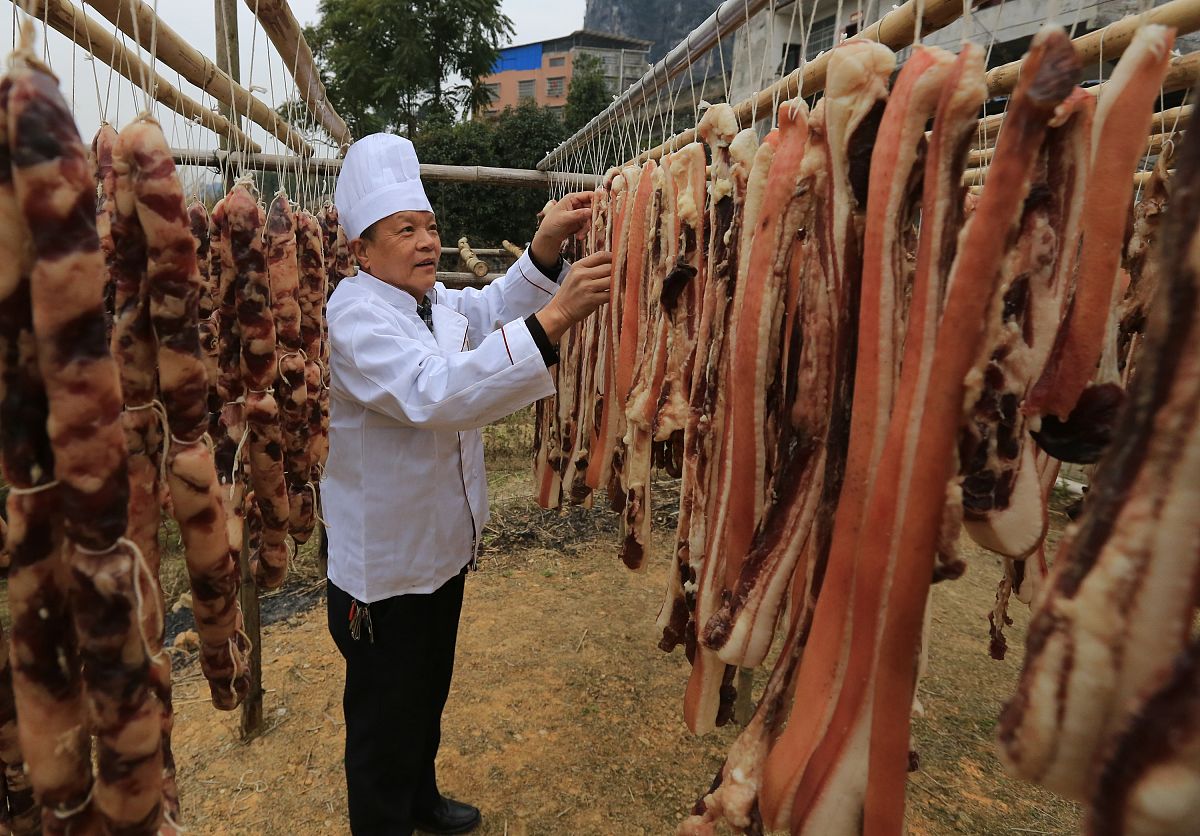 猪肉干条怎么烘干不弯曲呢