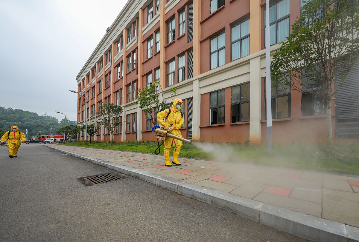 贵州省消防学校校园环境图片分享