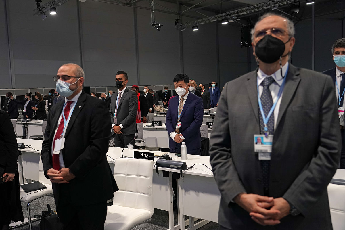 当地时间2021年10月31日,英国苏格兰,《联合国气候变化框架公约》第二