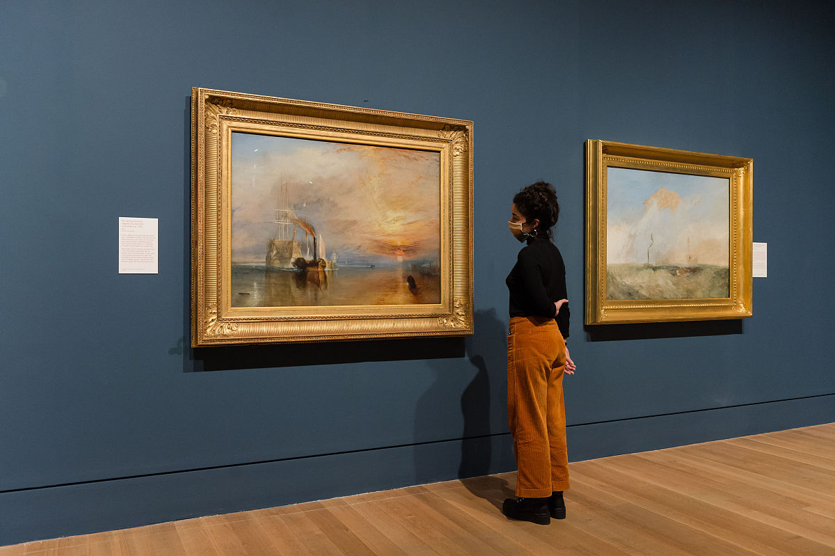 当地时间2020年10月26日,英国伦敦,泰特美术馆举行19世纪英国绘画大师