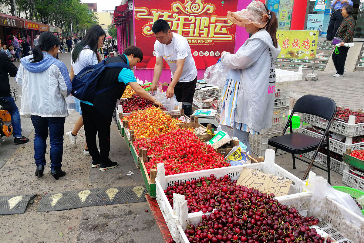安丘徐家沟樱桃市场帮我用230字详细描述