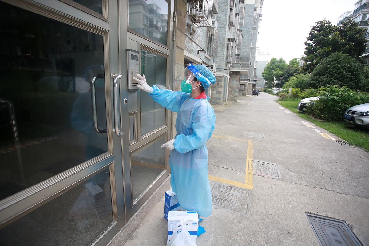 2021年8月18日,江苏省扬州市邗江区竹西街道竹西社区辖区内的一处居民