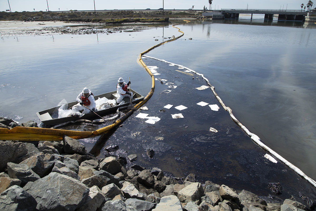 围油栏在哪里？ 他们找不到！