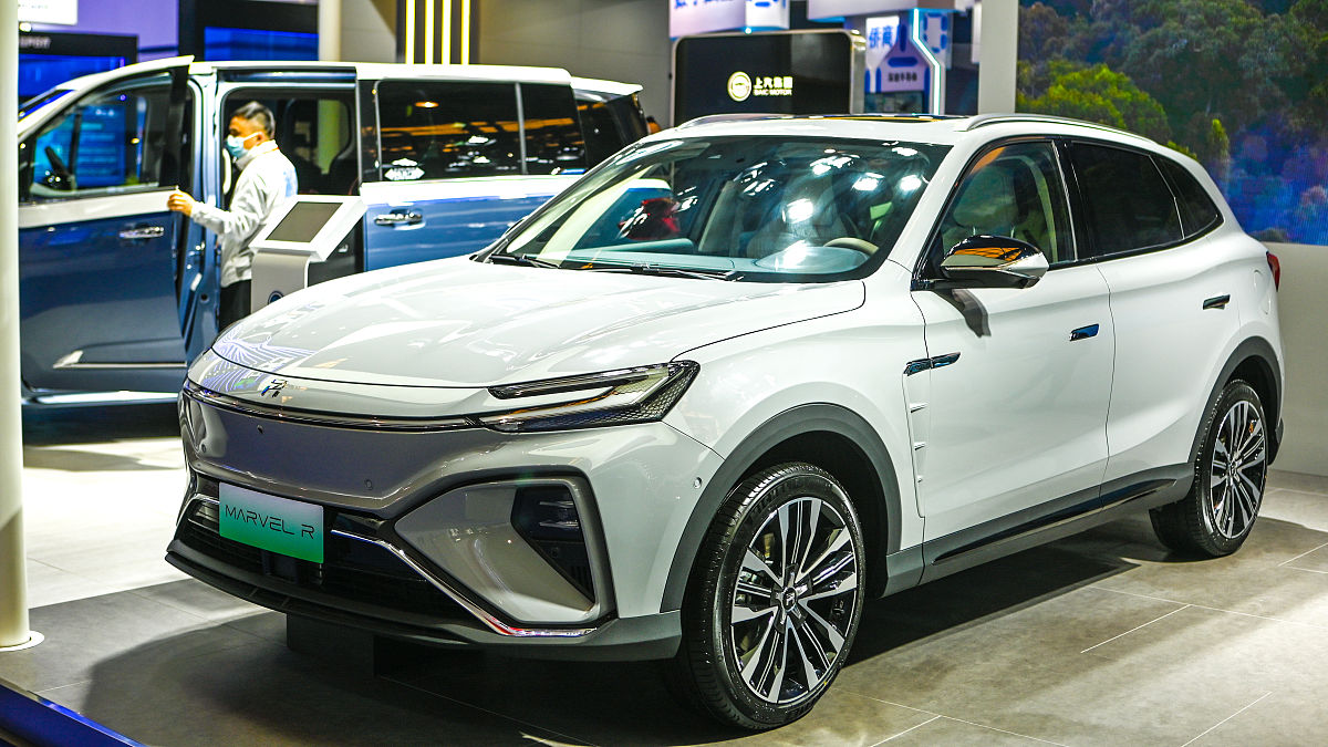 2021年4月4日,上海,上汽集团r汽车.