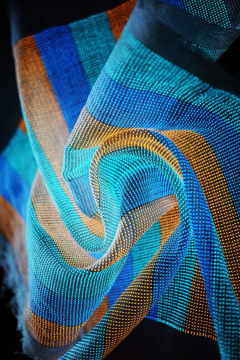 智能变色纺织品